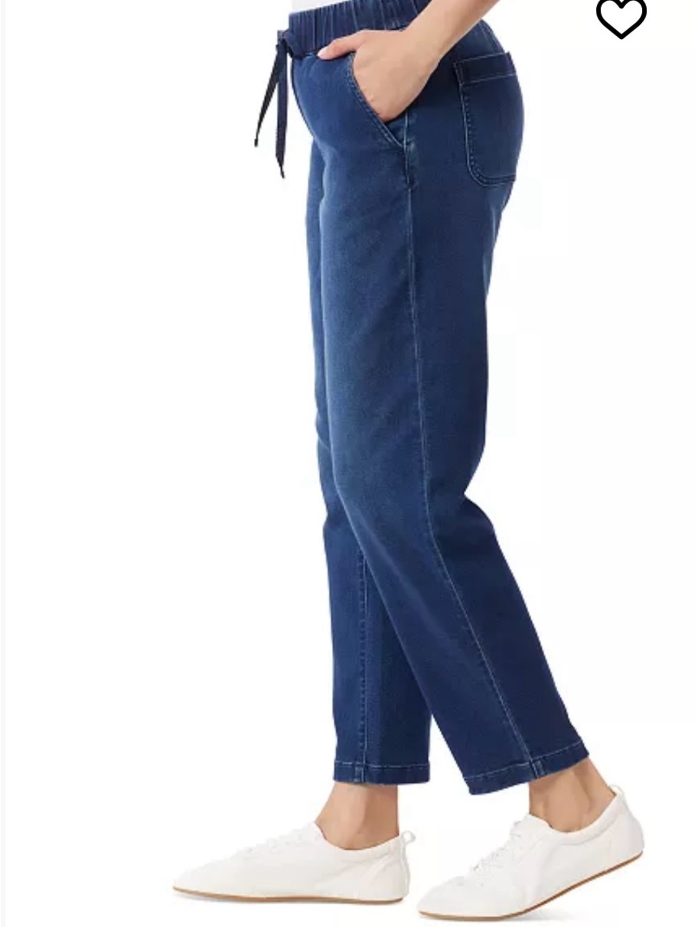 Gloria Vanderbilt casual drawstring denim jeans
Medium rinse
Size Medium